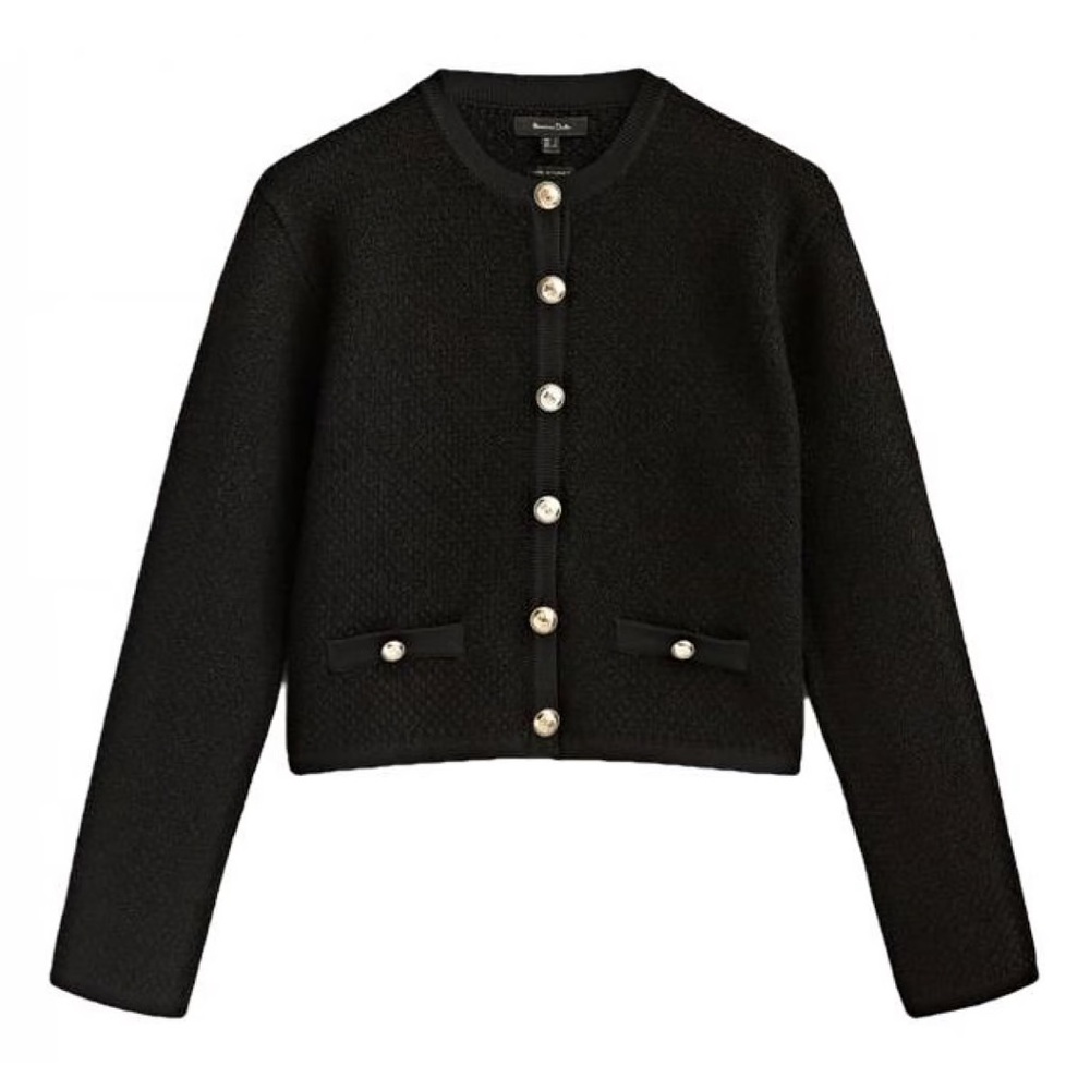 Like New Massimo Dutti Cardigan Jacket with Hold Buttons Medium